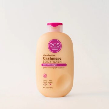 EOS Shea Better Cashmere Body Wash, Pink Champagne, Creamy Gel Formula 547ml