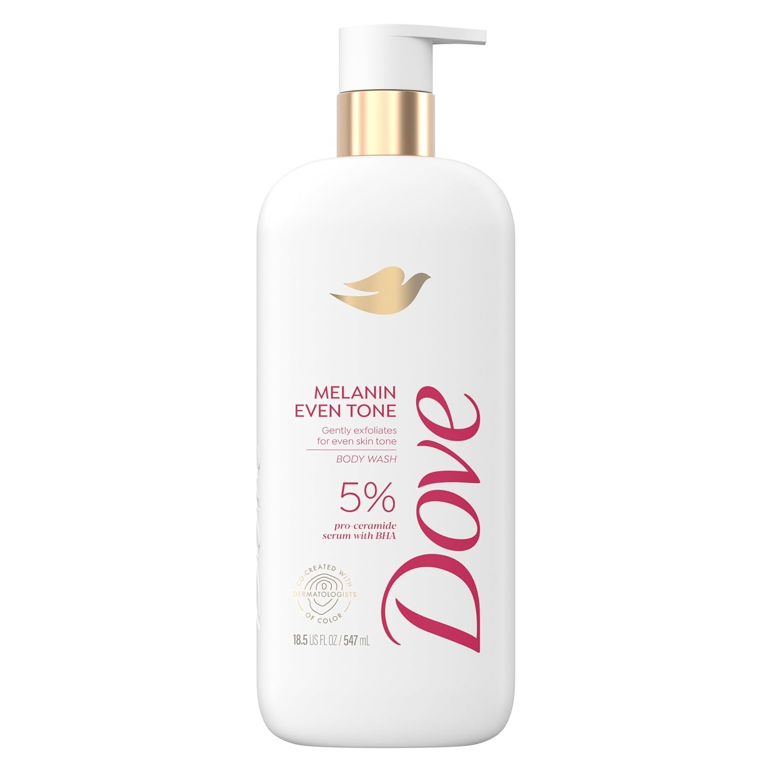 DOVE -MELANIN EVEN TONE 5% Body Wash 547ml