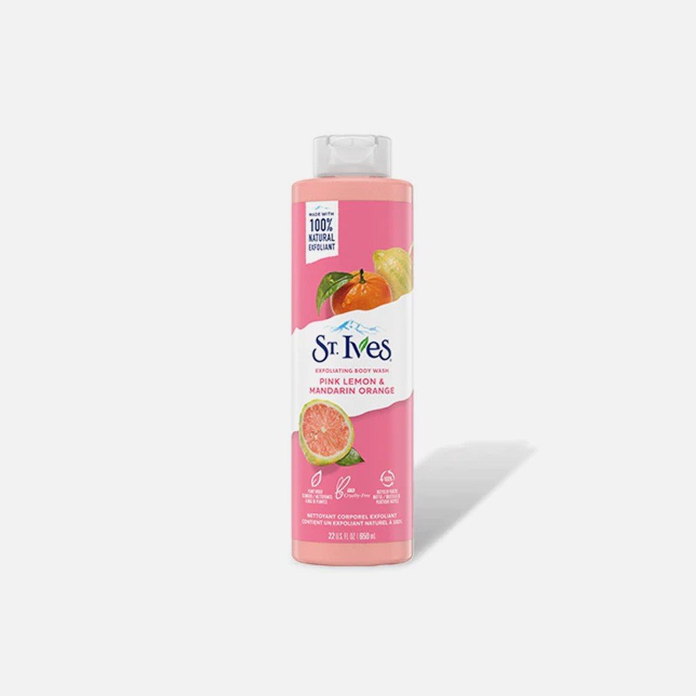 St. Ives Pink Lemon And Mandarin Orange Exfoliating Body Wash 650ml