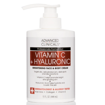 Advanced Clinicals - Vitamin C + Hyaluronic Brightening Cream 444ml