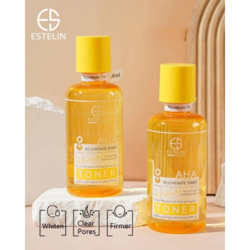 Estelin AHA Rejuvenate Toner Alpha Hydroxy Acid With Salicylic Acid Lactonionic Acid 400ml