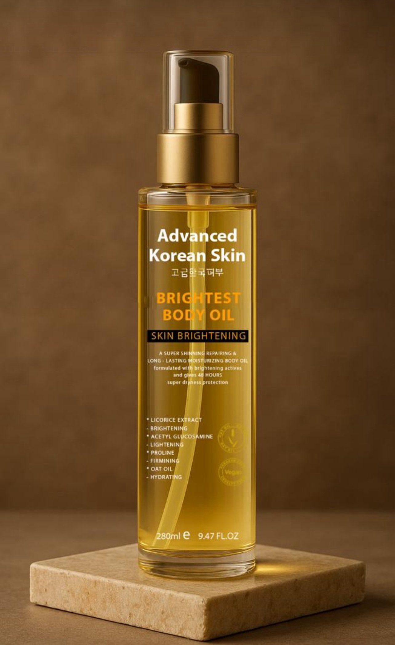 Advanced Korean Skin Brightest Body Oil