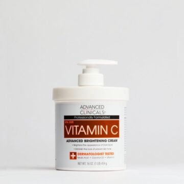 ADVANCED CLINICALS VITAMIN C BRIGHTENING CREAM 16OZ