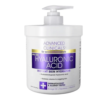 Advanced Clinicals Anti-Aging Hyaluronic Acid Cream 464g