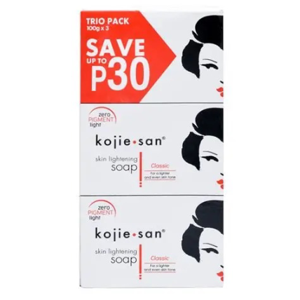 Kojie San Skin Lightening Classic Soap 100g x3