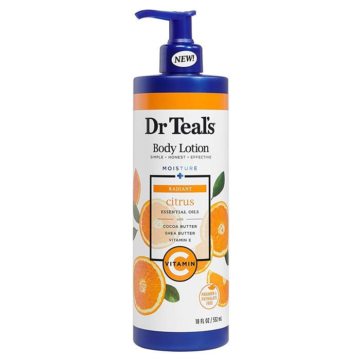 Dr Teals Body Lotion with Vitamin C & Citrus Essential oil 532ml