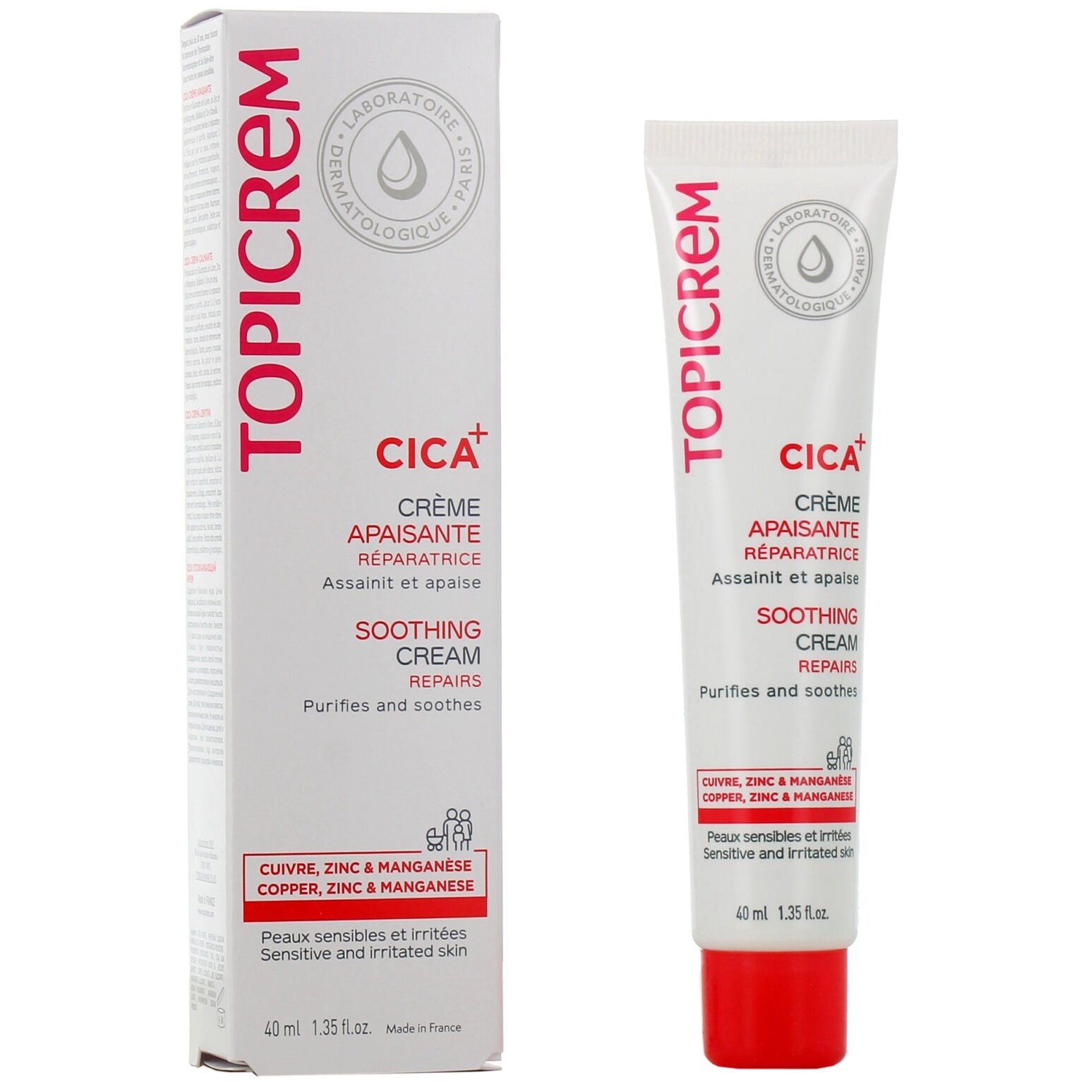 Topicrem Cica Soothing Cream 40ml