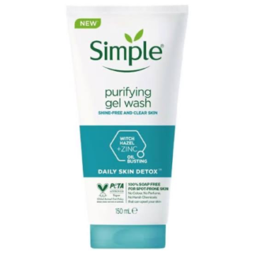 Simple Daily Skin Detox Purifying Face Wash 150ml