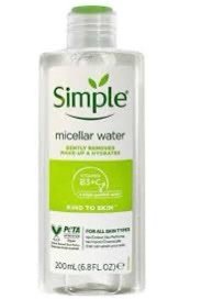 Simple Micellar Cleansing Water - 200ml