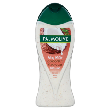 Palmolive Body Butter (Coconut & Jojoba) Exfoliating Body Wash