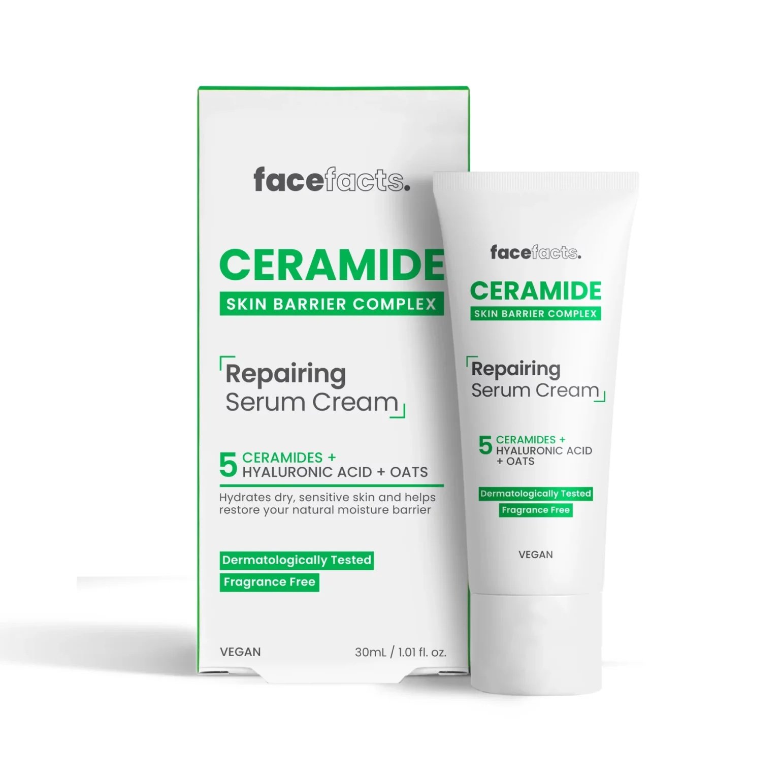 FaceFacts Ceramide Repairing Serum Cream – 30ml