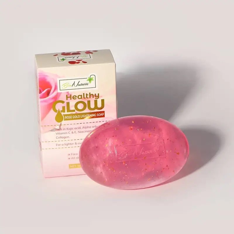 Bionature Healthy Glow Rose Gold Lightening Soap 150g
