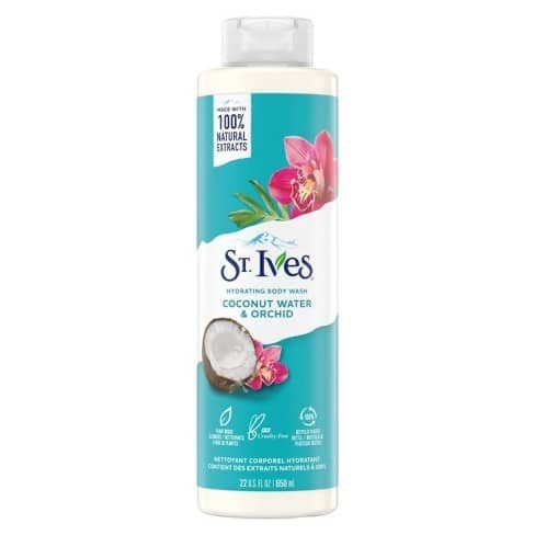 St Ives Hydrating body wash (coconut water and Orchid) 650ml