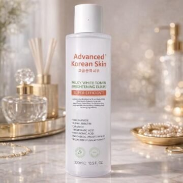Advanced korean skin milky white toner brightening elixir 300ml