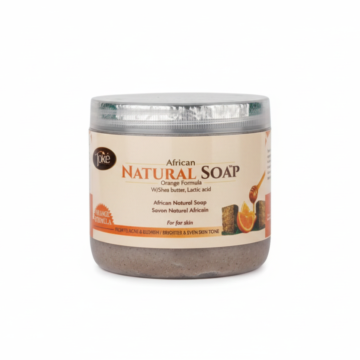 Toke Natural soap (Orange solid Cup soap) with AHA 500g