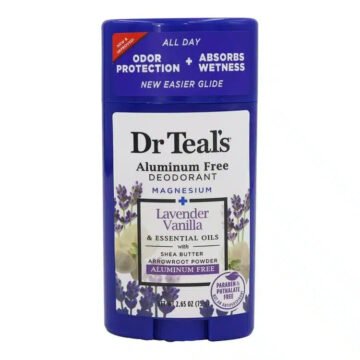Dr Teal's Aluminum Free Deodorant, Lavender Vanilla with Essential Oils