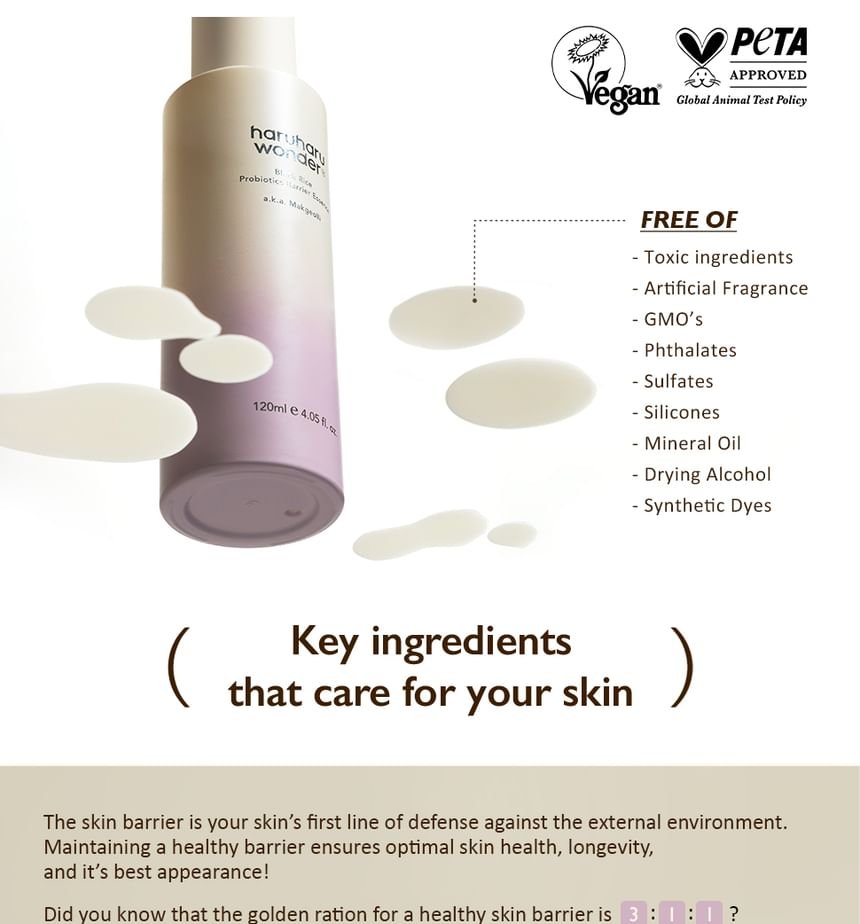 haruharu wonder - Black Rice Probiotics Barrier Essence - Image 3