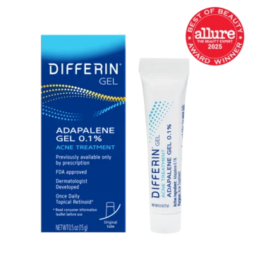 Differin Adapalene Gel 0.1% Acne Treatment (15g)