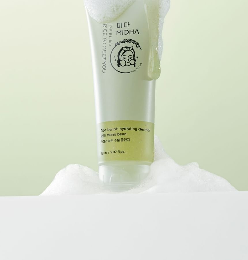 MIDHA - Rice Low pH Hydrating Cleanser 150ml - Image 4