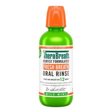 TheraBreath Dentist Formulated Fresh Breath (Mild Mint) Oral Rinse 473ml