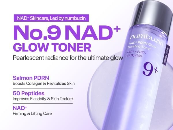 Numbuzin No.9 NAD+ PDRN Glow Boosting Toner 150ml - Image 2